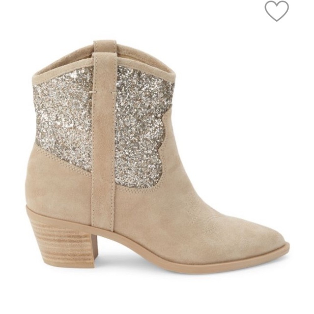 DOLCE VITA
Shreya Glitter Suede Cowboy Boots Sz 7.5
